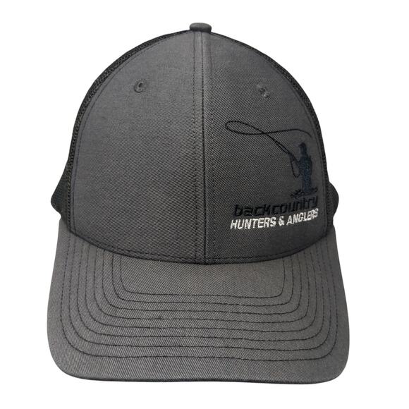 Back Country Hunters Snapback Trucker Hat Gray OS Adjustable Mesh Richardson - Picture 1 of 10